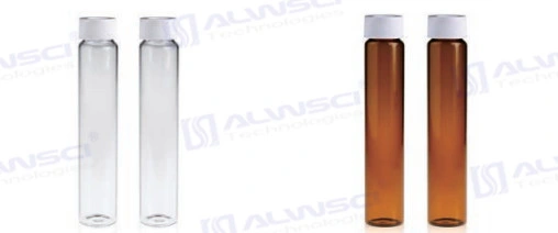 Alwsci ND24 20ml Amber EPA VOA Toc Glass Screw Neck Vial