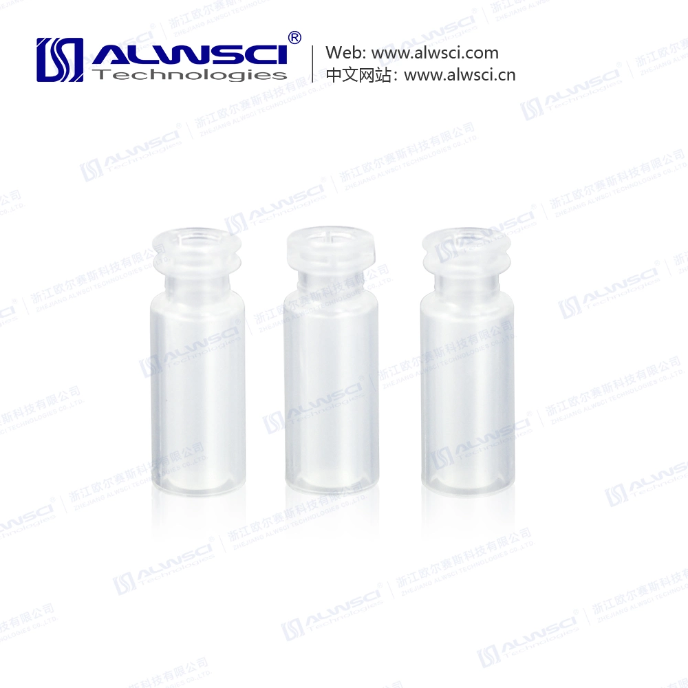 2ml 11mm PP Snap Top Vial with 0.7ml Micro-Vial Transparent. 12X32mm