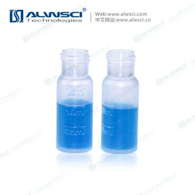 2ml 9-425 Wide Opening PP Screw Vial with Graduations Transparent