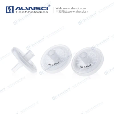 25mm Nylon Welded Syringe Filter 0.22um with Printing