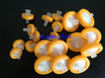 Hydrophobic PVDF Paper 13mm/25mm Syringe Filter with Factory Price