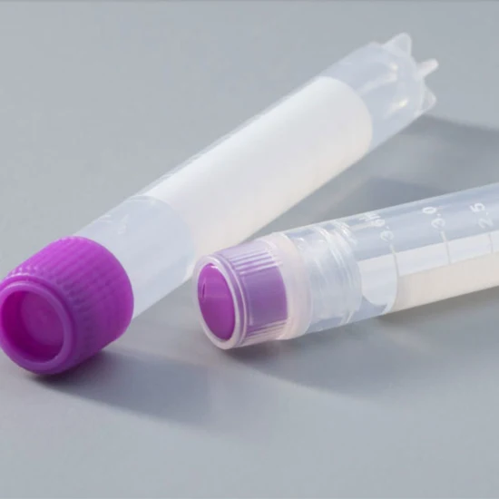 Quality Assurance Cryovials 2ml Graduated Cryogenic Storage Vials for Long-Term Sample Storage